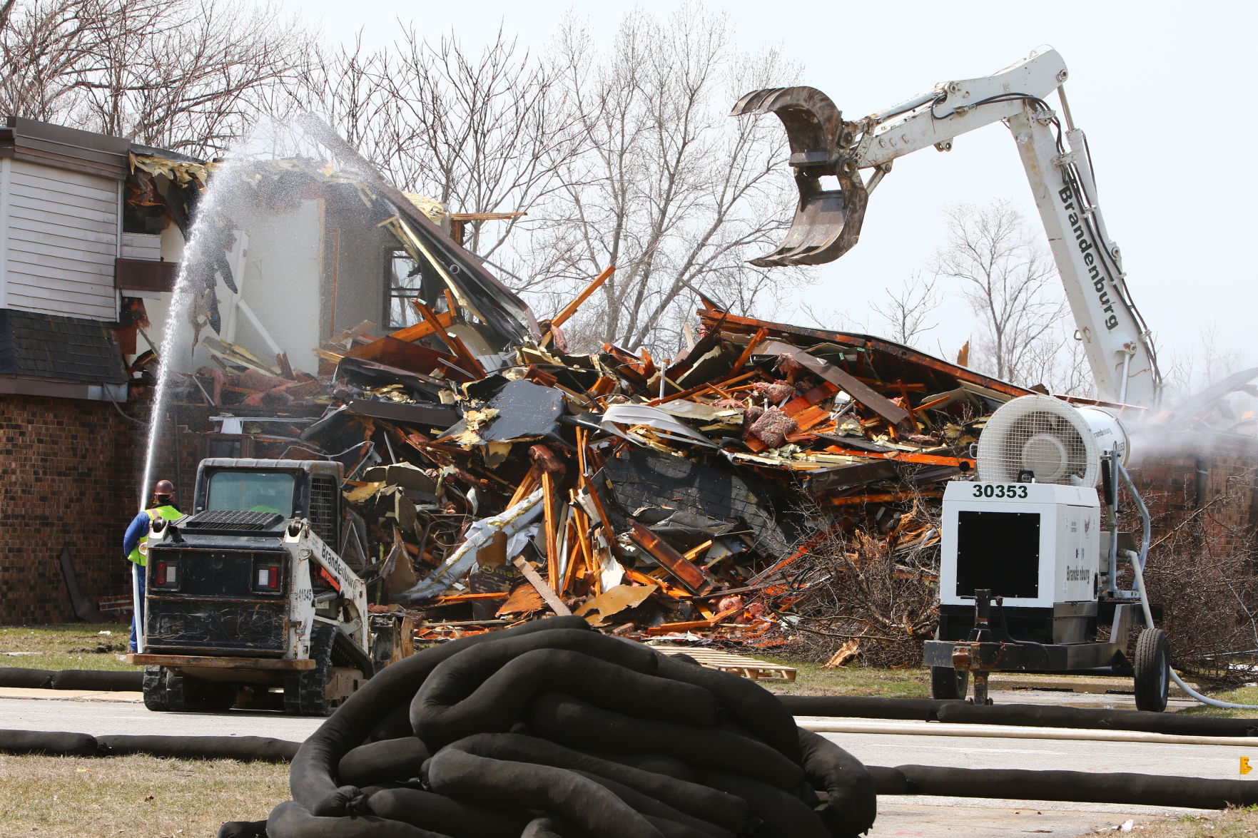 Gallery: Demolition begins on West Calumet Housing Complex